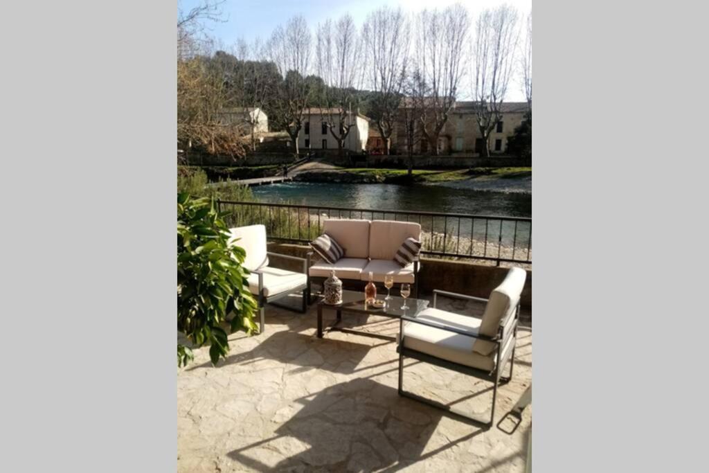 Character Filled House Overlooking The River Cesse Bize-Minervois Exterior photo